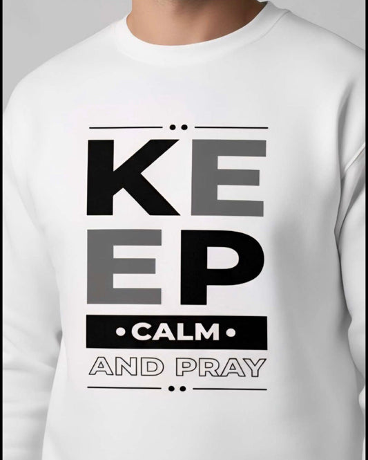 Zonero White Sweatshirt for Men | Winter Pullover Long Sleeves Casual & Stylish - ZONERO