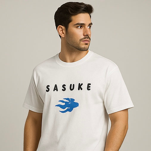 ZONERO Sasuke Uchiha Graphic Tee – Naruto Anime Streetwear Oversized T-Shirt