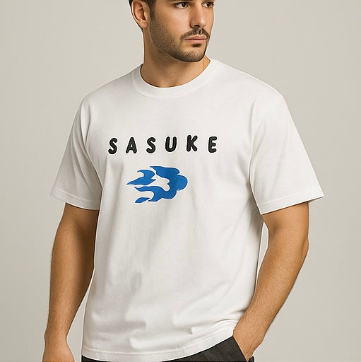 ZONERO Sasuke Uchiha Graphic Tee – Naruto Anime Streetwear Oversized T-Shirt