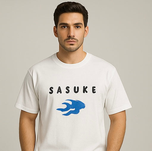 ZONERO Sasuke Uchiha Graphic Tee – Naruto Anime Streetwear Oversized T-Shirt
