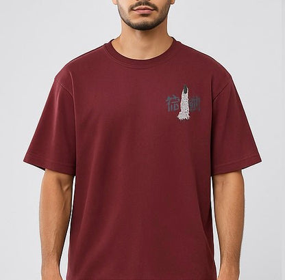 Oversized Anime T-Shirt Ryomen Sukuna Graphic | Premium Streetwear Fit - ZONERO