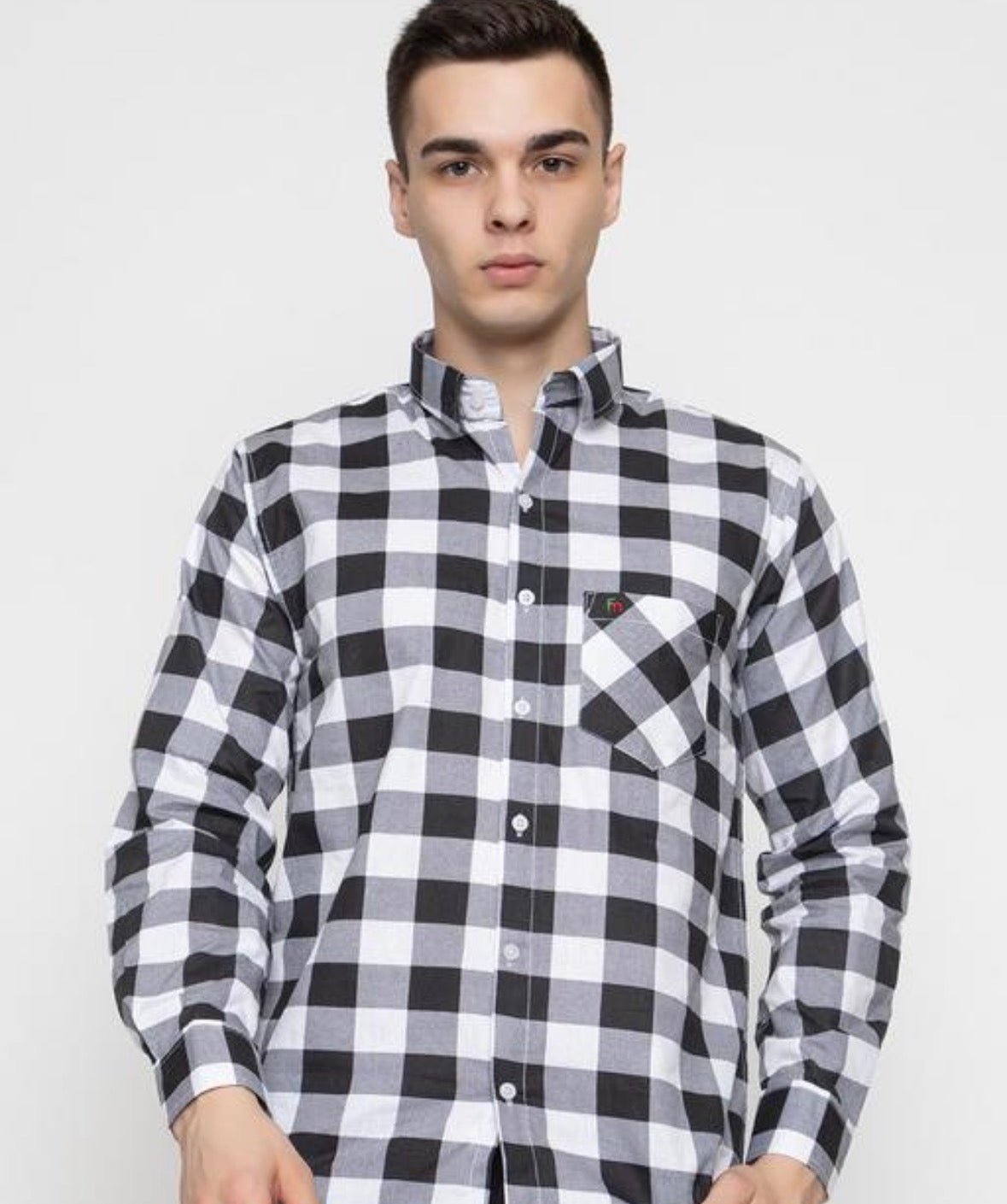 ZONERO Black & White Checkered Shirt - ZONERO