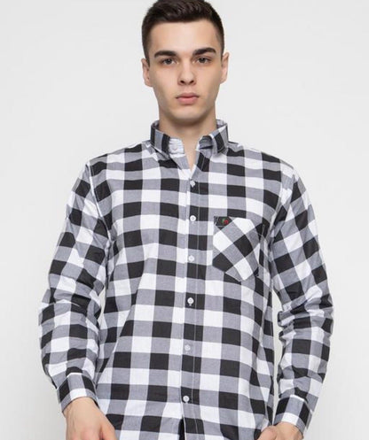ZONERO Black & White Checkered Shirt - ZONERO
