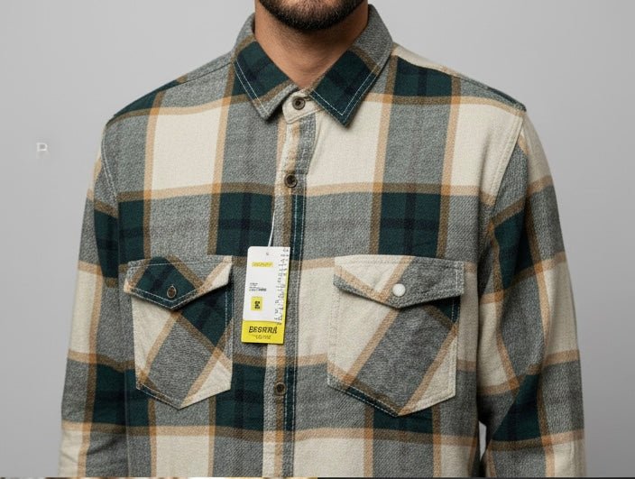 Zonero Full - Sleeves Khadi Cotton Shirt | Premium Handwoven Casual Shirt - ZONERO