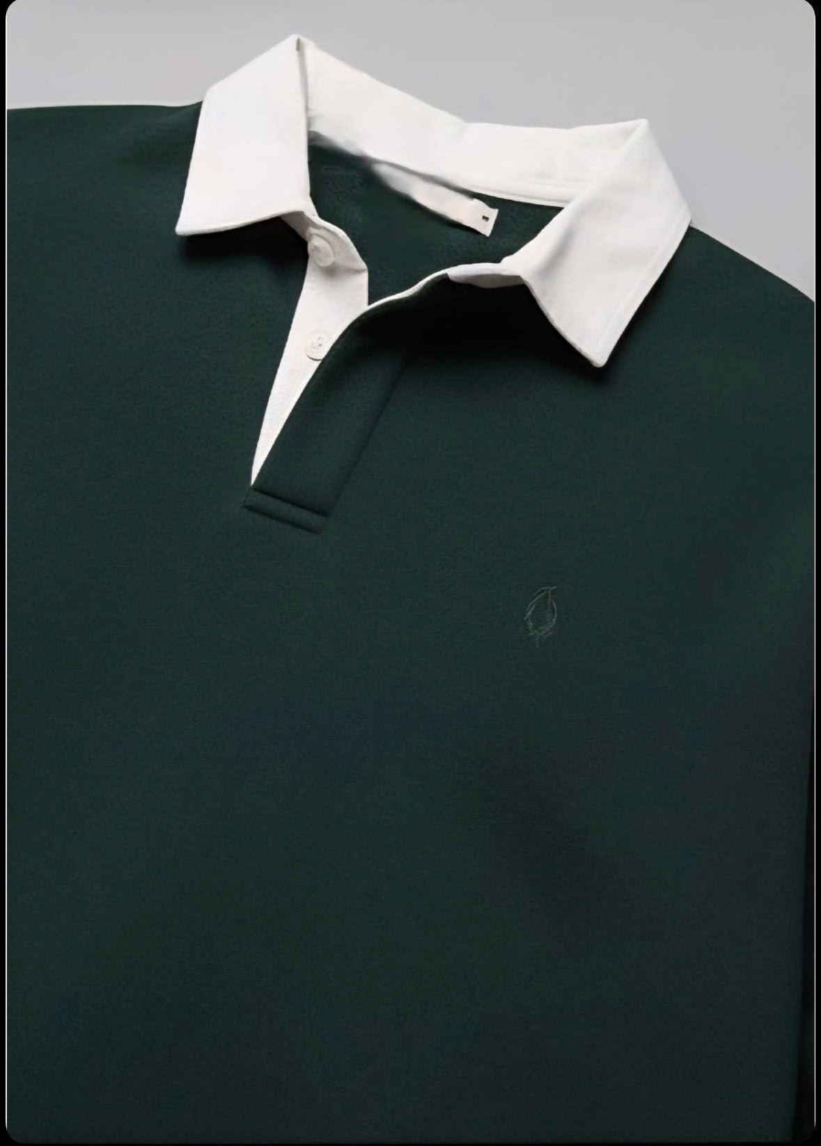 Zonero Green Polo Sweatshirt for Men - ZONERO