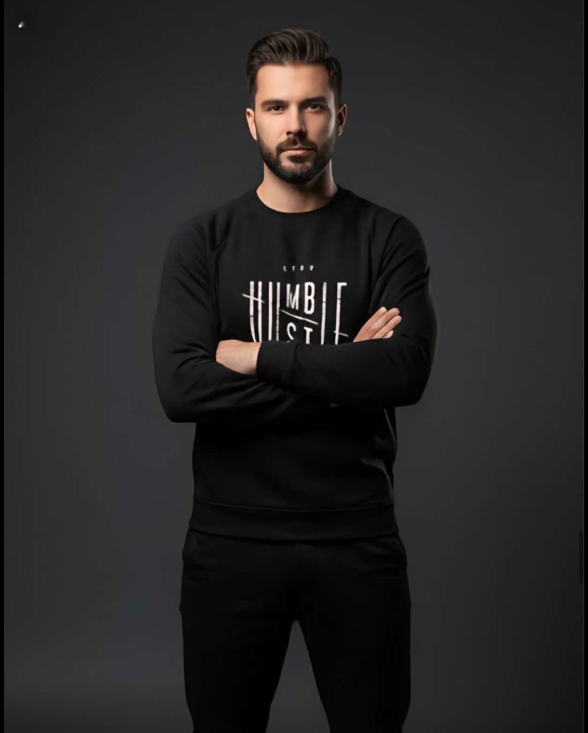 ZONERO Premium Black Round Neck Sweatshirt - ZONERO