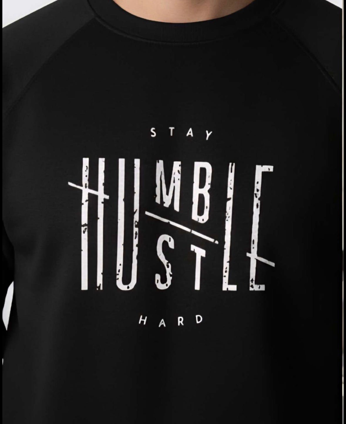 ZONERO Premium Black Round Neck Sweatshirt - ZONERO