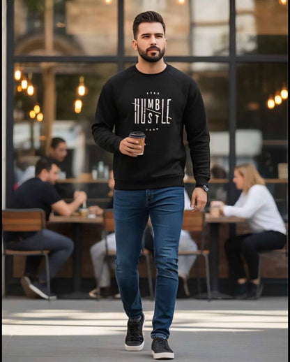 ZONERO Premium Black Round Neck Sweatshirt - ZONERO